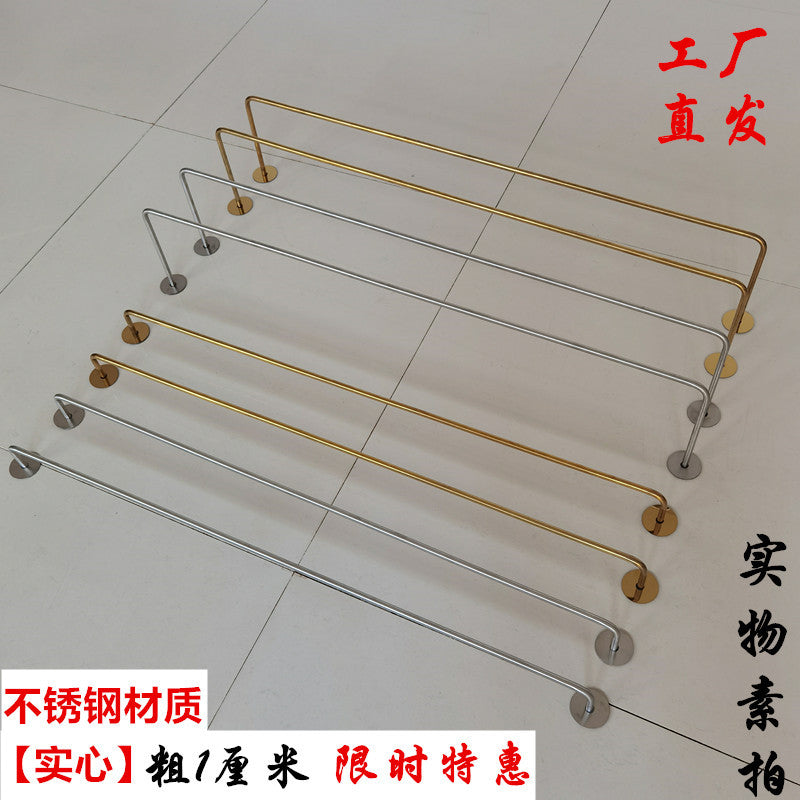 Stainless Steel Wall-Mounted Garment Display Rack for Lingerie and Bras