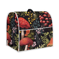 Mushroom Print Toaster Blender Appliance Dust Cover