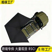 270-Degree Awning Car Side Tent Sunshade with Aluminum Alloy Frame
