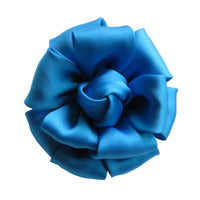 Korean Style Handmade Silk Fabric Flower Brooch Pin for Women