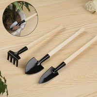Gardening Tool Set for Potted Plants - Trowel, Rake, Shovel