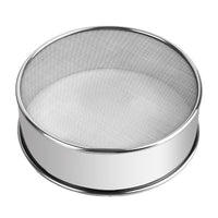 304 Stainless Steel Flour Sifter with Fine Mesh for Baking and Kitchen Use