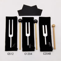 Aluminum Alloy Tuning Fork Set with Base for Sound Healing and Musical Instrument Tuning