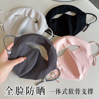 UPF50+ Full Face Sun Protection Mask for Cycling and Outdoor Activities, Breathable Ice Silk UV Protection