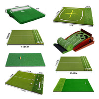 Golf Hitting Mat Indoor Swing Practice Aid 30x30cm