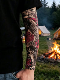 UV Protection Cooling Arm Sleeves for Outdoor Activities, Tattoo Cover Up, Sun Protection