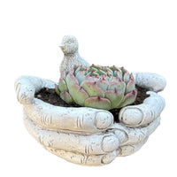 Decorative Stone Effect Bird Bath Feeder for Garden & Outdoor Decor
