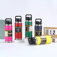 304 Stainless Steel Insulated Water Bottle with Handle for Outdoor Sports and Travel