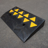 Heavy-Duty Rubber Curb Ramp for Driveways and Thresholds, Portable Car and Wheelchair Access
