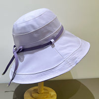 Women's Reversible Wide Brim Sun Hat UV Protection Outdoor Bucket Hat