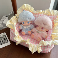 Miniature Dollhouse Sofa for Cotton Dolls and Small Pets - INS Style