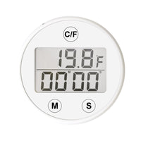 Mini Ice Bath Thermometer with Timer and Waterproof Alarm for Cold Plunge