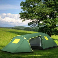 Portable Outdoor Camping Tent with Mosquito Net, Double Layer, Foldable, Rainproof, Windproof, Sunscreen