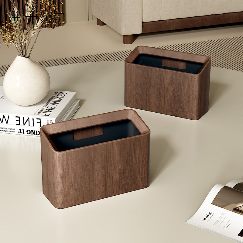 Mini Desktop Waste Bin with Lid for Home Office