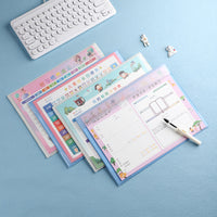 Kids' Cartoon Self-Discipline & Learning Tracker Chart for Habit Formation and Reading Records