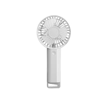 Portable Handheld Carabiner Fan with Long-Lasting Battery for Outdoor Camping and Desktop Use