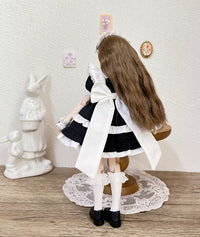 Maid Outfit Set for OB22/OB24 Azone Blythe Dolls - Black & White