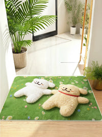 Cute Cartoon Cat Absorbent Non-Slip Bathroom Mat