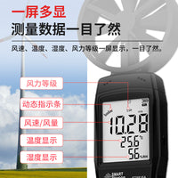 Smart Sensor ST8816 Anemometer with Large Vane for Wind Speed and Air Volume Measurement