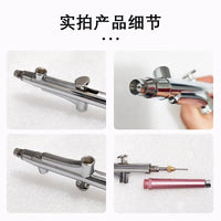 Single-Action Airbrush Kit for Painting, Tattoo, Nail Art, Cake Decorating, and Model Coloring