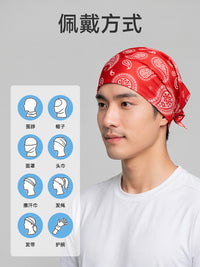 Breathable Sun Protection Ice Silk Face Mask Neck Gaiter for Outdoor Activities