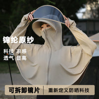 Women's UPF 50+ UV Protection Sun Shawl for Cycling and Outdoor Activities