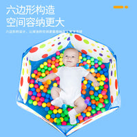 Foldable Kids Play Tent with Basketball Hoop - Portable Ocean Ball Pit for Indoor/Outdoor Use
