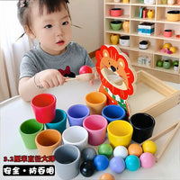 Montessori Fine Motor Skill Development Toy Set for Toddlers, Color Recognition Educational Game for Early Learning