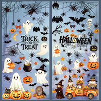 2026 Halloween Cartoon Window Clings for Festive Decoration