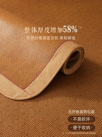 Boya Home Textiles Summer Rattan Mat Set with Fitted Sheet, Foldable