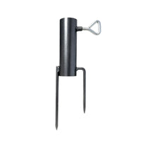 Dual-Tooth Ground Insert Fishing Umbrella Tent Pole Holder Sunshade Base Outdoor Ground Spike
