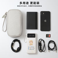 Multi-Layer Digital Accessories Organizer Bag for Power Bank, Hard Drive, USB Drive, Earphones, and Data Cables