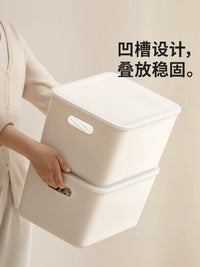 Xitianlong Stackable Storage Bins with Lids for Home and Office Organization