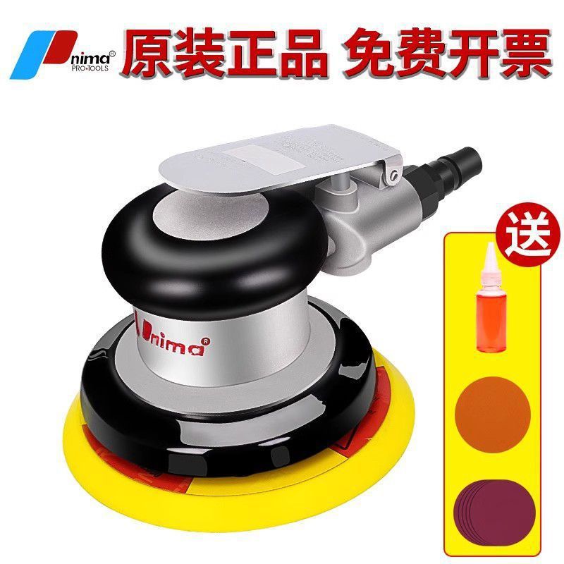 5-inch Pneumatic Orbital Sander Polisher for Automotive Detailing and Industrial Use