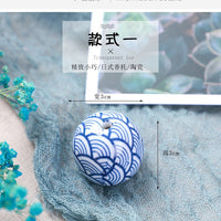 Ceramic Lotus Incense Holder Stick Burner Ornament