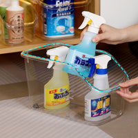 Kitchen Cabinet Organizer Bin with Wheels for Pots, Lids, and Utensils