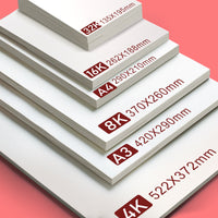 Cotton Pulp Watercolor Paper 300gsm for Students, Medium Coarse Grain, 10 Sheets