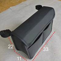 Waterproof Durable Storage Bag for Tricycle Stroller Wheelchair Armrest Fishing Box