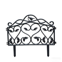Plastic Garden Fence Edging Outdoor Landscape Border for Yard Patio Flower Bed