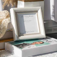 Oil Pastel Painting Photo Frame Wall Mount or Tabletop Display for 6-10 inch Pictures