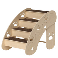 Pet Stairs for Dogs and Cats - Detachable Wooden Steps with Non-Slip, Scratch-Resistant Surface for Joint Protection
