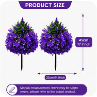 Artificial Grass Plant Garden Stake for Outdoor Decoration