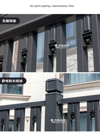 Aluminum Alloy Villa Garden Balcony Terrace Fence Outdoor Courtyard Railing