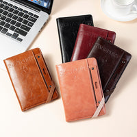 Multi-functional Travel Passport Holder Wallet with Card Slots and Boarding Pass Storage