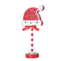 LED Christmas Decorative Lights, Battery Operated Holiday Window Display, Christmas Hat and Crown Shaped Lamps