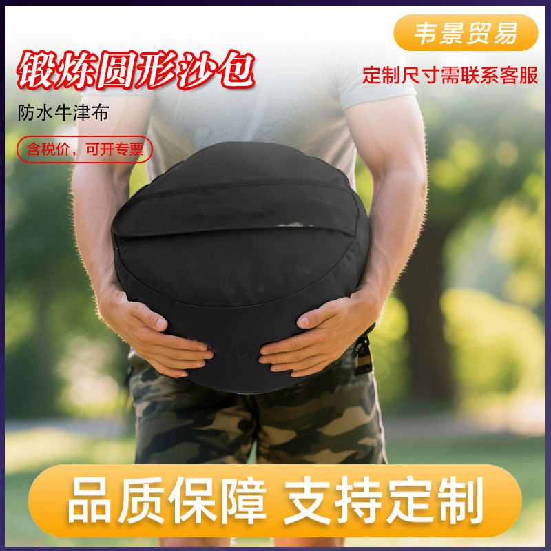 Tent Sandbag Weights for Outdoor Canopies, Umbrellas, and Advertising Tents - Black, 48x15cm