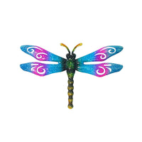 Outdoor Vintage Iron Dragonfly Wall Decor for Garden Patio Balcony Kids Room