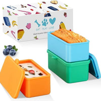 Leakproof Silicone Salad Dressing Container with Lid, Reusable Sauce Box and Baking Cup