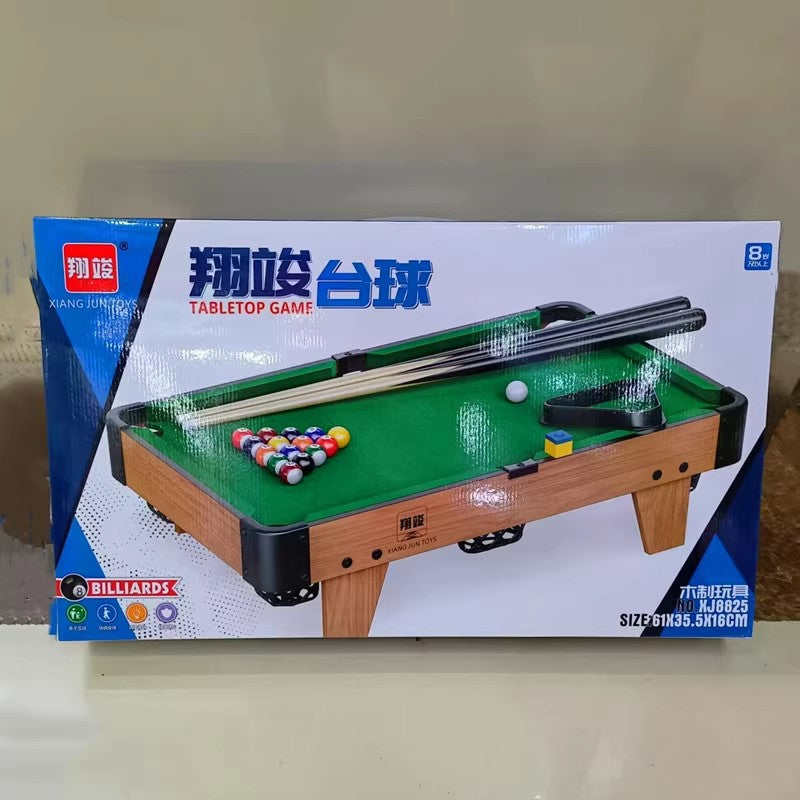 Kids Mini Wooden Billiards Table Toy Home Small Indoor Pool Table Boys Parent-Child Interactive Battle Gift