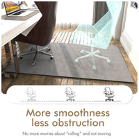 Office Chair Mat for Hardwood Floors, Non-Slip Desk Chair Floor Protector, Wear-Resistant